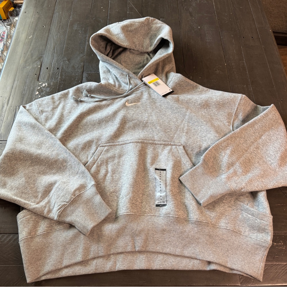 Nike Heather Gray Pullover Hoodie